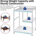 Fannova Large Printer & PC Tower Stand with Wheels for Home Office Storage