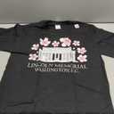 Lincoln Memorial Washington DC Monument Cherry Blossoms T-Shirt, Large