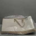 JMvicyroam Large Woven Laundry Basket Hamper,60L Cotton Rope Storage Bin for Blankets,Toys and Clothes,Decorative Tall Nursery Hamper for Living Room,Baby Nursery,Bathroom and Bedroom,Brown