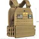 Amstaff Tactical Weighted Vest - Adjustable Weight Vests - Versatile Wearable Vest for Fitness Workouts, Strength and Endurance Training, Running