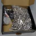 Grommet Tool Kit, 3/8 inch Handheld Eyelet Kit Manual Grommet Press Machine with 500 pcs 10 mm Grommets