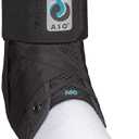 MedSpec ASO EVO Speed Lacer Ankle Brace Stabilizer Black Medium