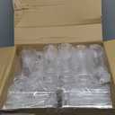 72 Pcs Shot Glasses Set 2.2 oz Mini Shot Cup Bulk, Clear Plastic Unbreakable Base Plastic Glass for Custom, Birthday Wedding Guest Gift (Tall)