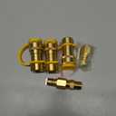 GASPRO 3/8 Inch Natural Gas Quick Connect Fittings, Natural and Propane Gas Hose Plug Set, 100% Solid Brass