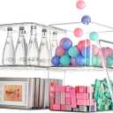 Clear plastic storage bins with LIDS-4packs,storage containers for snacks, cosmetics, books, dog food, Storage Organizer for NurseryKitchen, Living room,Bedroom, Bathroom, Office (4XL)