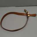 XZQTIVE Women's Leather Belts for Jeans Dress Pants Black Brown Belts for Women Ladies Waist Belts with Gold Buckle