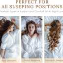 HUXMEYSON Pillows Standard Size Set of 4, Bed Pillows Set of 4, Down Alternative Luxury Hotel Pillows for Sleeping and for Side and Back Sleepers