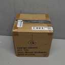 VCUTEKA Bird Feeder for Outside Hanging with Round Shape Glass Container to Attract More Wild Birds, Mosaic Fly Through for Garden, Yard, Backyard, Deck and Porch Decor, 7-Inch (White)