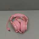 Gaming Headset for PC/PS4/PS5/Xbox One/Switch, Stereo Surround Sound Gaming Headphones with Noise Canceling Flexible Mic, Computer Headset with 3.5mm Jack & RGB Light(Pink)