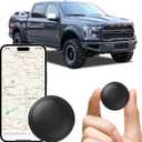 GPS Tracker Device for Car and Vehicles: Mini Hidden Magnetic no Subscription Trackers for Tracking Kids Elderly Vehicle pet - Real Time Location Track Devices no Monthly Fee for Android and iPhone (Black)