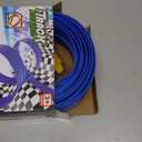 16 Ft Flexible Race Car Ramp Track for Kids Toy with Suction Cups, Compatible with Diecast 1/64th Cars, Rolls Up Portable Racetrack Party Favor Gifts for Boys Ages 3-10 Year Old (Racing Blue)