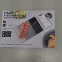 KUAIVO Smart Nutrition Food Scale with LED Display, Tracks Calories, Fat, Carbs & Protein via App, 1g Precision Digital Kitchen Scale for Healthy Eating & Meal Prep