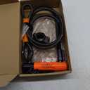 Heavy Duty Bike U Lock German Brand Anti-Theft 4ft/1.2m Cable, Bicycle Sturdy Mounting Bracket with Protective Silicone and Waterproof Sliding Cover for Mountain Bikes, Ebikes, Scooters (Long Lock)