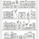 Books of The Bible Sticker, Scripture Reading Tracker Coloring Page, Bible Study Supplies Paintable Labels, Start Bible Journey Chapters Sticker Incl Old and New Testament 66 Books (10) Pack of 5