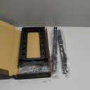 UL Listed Fixed TV Wall Mount for 37-86 Inch Screens, Low Profile TV Mount Fits 16", 18", 24" Studs, Wall Mount Bracket with Quick Release Lock, Max VESA 600x400mm, Holds up to 132 lbs by USX STAR