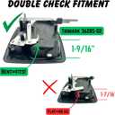TriMark RV Door Handle 36285-02 for motorhomes and Campers fits PTL RV Doors - Exterior Handle with Hardware only - RV Outside Door Handle with Full Length deadbolt