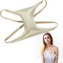 ROYALAY Chest Wrinkles from Side Sleeping,Breast Support Pillow with Adjustable Thickness,Silk Breast Pillow for Chest Wrinkles Prevention,Breastfeeding Pillows breast friend nursing pillow(champagne)