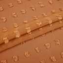 KOUFALL Fall Sheer Curtains 96 Inch Long 2 Panel Set,Autumn Decor for Home,8FT Length Floor to Ceiling for Living Room Bedroom Dark Burnt Orange