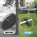 Eurmax USA 12" Windproof Trampoline Stakes,Rust-Proof Galvanized Steel U-Shape Ground Anchor,Commercial Tent Stakes for High Winds,Secure Anti-Flip Tie Down for Soccer Goals,Swing Sets,Fences&Playsets