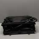 360LBS Heavy-Duty Wagons Carts Foldable 120L Collapsible Wagon Cart with Wheels and Tailgate, Folding Utility Wagon Carts for Groceries, Outdoor Camping, Shopping, Beach, Garden (Black)