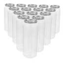 Abaodam 100Pcs Portable Aluminum Soda Cans Reusable Beverage Containers with Aluminum Caps for Juice Milk Tea Coffee and Sparkling Water for Camping and Outdoor