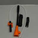 Portable Transfer Pump Battery Operated Electric Siphon Pump for Gas, Fuel, Diesel, Water Transfer 2.4 GPM Flow Oil Extractor -Easy to Use Hand Fuel Pump, Multi-Use Siphon Fuel Transfer Pump (1 Pack)