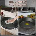 Pre-Seasoned Cast Iron skillets,4 Piece Durable Pots and Pans Set with Handle Covers for Grill, BBQ, Camping Fire, Stovetop, Kitchen and Camping Cookware