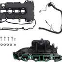 615-380KIT Intake Manifold and Valve Cover Kit Compatible with Buick Encore Chevy Chevrolet Cruze Sonic Trax 2012 2013 2014 2015 2016 2017 2018 2019