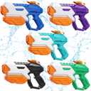 5 Pack Water Gun for Kids Adults - Long Range Super Water Blaster Soaker Squirt Gun, Summer Outdoor Toy for Boys Girls Swimming Pool, Beach, Yard, Water Fighting Play Party