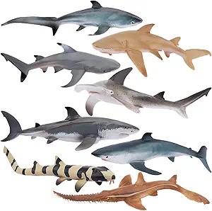 Shark Toys 8PCS