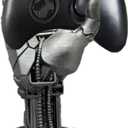 Game Controller Stand Holder for PS4 PS5 Xbox Switch Pro Headset Desk Stand Display Holder Mechanical Hand Gaming Accessories Desk Decor Figure (Black)