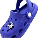 POPO PEA Girls Little Kids Luminous Sandals (Runs 1 Size Large) Boys Wide Pool Slip on Clogs Big Kid Toddler Garden Water Soft Sandal Children Comfortable Swim Beach Shoes Blue, Size: 12 Wide Little Kid