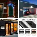 House Numbers Address Plaques 3 Lighting Colors & Adjustable Solar Panel Personalized House Number for Outside, LED Solar Powered Address Sign Outdoor Waterproof