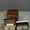 Haidms Gold Door Knobs Interior Privacy, Heavy Duty Square Brushed Gold Interior Door Knobs for Bedroom Bathroom, Brushed Brass Door Knob (2 Pack)