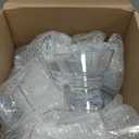 36 Pcs Martini Glasses Bulk 8oz Plastic Stemless Reusable Cocktail Glasses Clear Shot Glass Supplies for Home Bar Restaurant Wedding Birthday Housewarming Espresso Martini Party