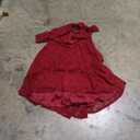 Womens Plus Size Long Dress Chiffon High Low Split Ruffle Evening Bridesmaid Wedding Guest Formal Maxi Dresses (Burgundy) (No Size)