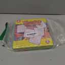 Coogam Wooden Geoboard Mathematical Manipulative Material Array Block Geo Board  Graphical Educational Toys with 30Pcs Pattern Cards and Latex Bands Shape STEM Puzzle Matrix 8x8 Brain Teaser for Kid