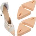 4 Packs Shoe Filler for Too Big Shoes Soft Sponge Shoe Size Reducer Tearable Toe Inserts Make Shoes Smaller Fit Unisex Reusable Foam Toe Filler Inserts for Women High Heel Sneaker(Skin Color)