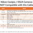 USB Cable Photo Transfer Charger Cord UC-E6 for Nikon D3300 D750 D5300 D7200 D3200, Coolpix B500, Select Coolpix & DSLR (Please See Product Pictures & Complete List of Compatible Nikon Models Below)