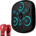 OurStarry New Model Smart Music Boxing Machine for Adults and Kids, Training Machine with LED Electronic Wall Mounted, Home Indoor Workout Equipment with Premium Boxing Gloves, X-Large
