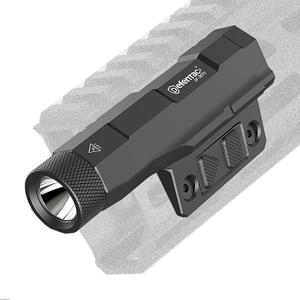 DEFENTAC 2400lm Aluminum Flashlight is Compatible with Picatinny/Mlok Rail for Rifle, Rechargeable Weapon Light with Strobe/Momentary, with Pressure Pad Switch