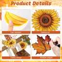 Fall Bulletin Board Ddcorations Set Christian Religious Fall in Love with Jesus Bulletin Boards Decoration Sunflower Pumpkin Cross Christian Theme Cutouts for Classroom Library Home Window Wall Decor