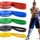 Pull Up Bands, Resistance Bands, Pull Up Assistance Bands Set for Men & Women, Exercise Workout Bands for Working Out, Body Stretching, Physical Therapy, Muscle Training (Colorful)