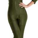 Top Gun Maverick Flight Costume for Adults Women - Xlarge, Green