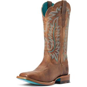 ARIAT women's Frontier Tilly Western Boot (11, Rodeo Tan)