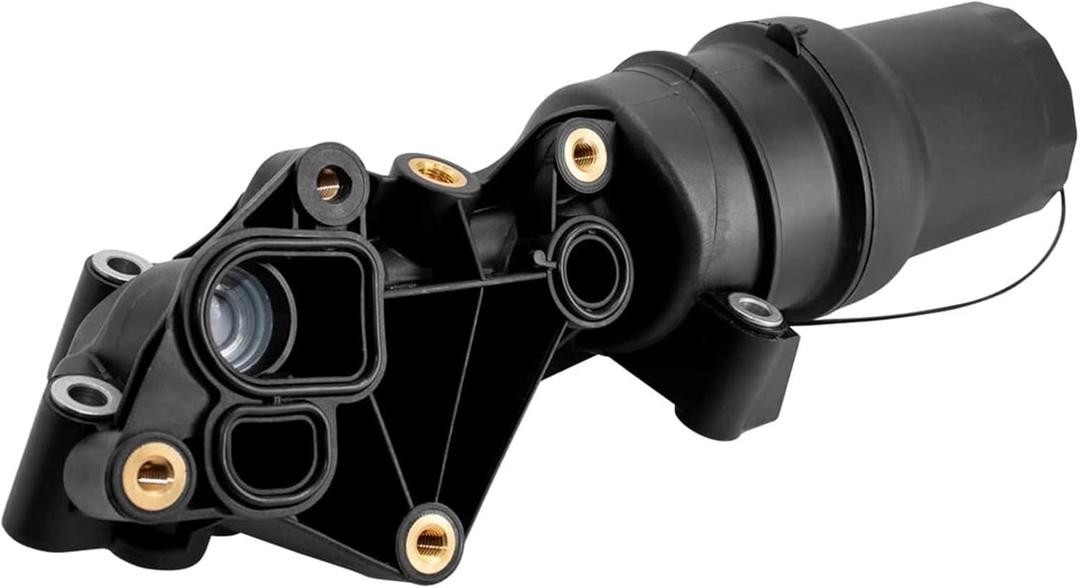 Upgraded Engine Oil Filter Base 07K115397D Filter Housingg Assembly by Sikawai Fit for 2006-2010 VW Mk5 Jett-a Golf Beetle 2.5L