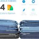 100% Cotton Denim Fabric by The Yard, 6.5oz & 10 oz Comfort Stretch Denim for Apparel, Jeans, Jackets, DIY Sewing (6.5oz-Black, 3 Yard)