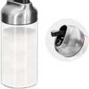 Aelga 12 OZ Glass Sugar Dispenser with Pour Spout, Weighted Pourer, for Coffee, Tea & Baking, Pack Of 2