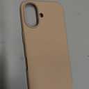 kwmobile Case Compatible with Apple iPhone 16 Case - TPU Silicone Phone Cover with Soft Finish - Cream