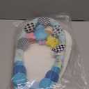 Travel Arch Bassinet Mobile Toys for Infant & Toddlers,Clip on Stroller Toy Crib Accessory & Pram Activity Bar Toy for Indoor and Outdoor (Elephant) (Gray)